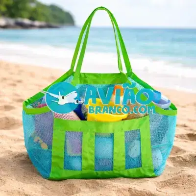 Sacola Bolsa de Praia em Rede Infantil Portátil Fornecedor Atacado Caixa Fechada