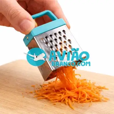 Mini Ralador Inox 4 Faces para Queijo, Alho e Legumes Fornecedor Atacado Caixa Fechada