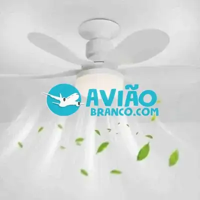Lâmpada Luminária Ventilador De Teto C/ Controle Remoto – 60W Fornecedor Atacado Caixa Fechada