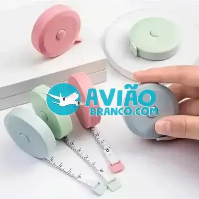 Fita Métrica Corporal de Alfaiate para Costura e Medidas Corporais 150 cm Fornecedor Atacado Caixa Fechada