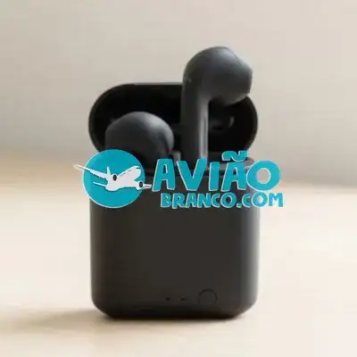 Fone Ouvido Bluetooth i7S Sem Fio Recarregável Android iOS Preto Fornecedor Atacado Caixa Fechada