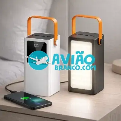 Power Bank 90000mAh Portátil Carregador Externo Universal Com Lanterna Fornecedor Atacado Caixa Fechada