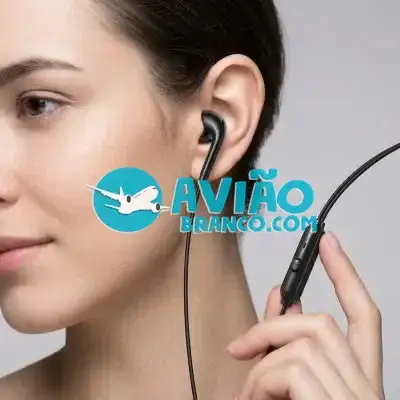 Fone de Ouvido com Microfone e Cabo 1,2 m Preto – 5316 Fornecedor Atacado Caixa Fechada