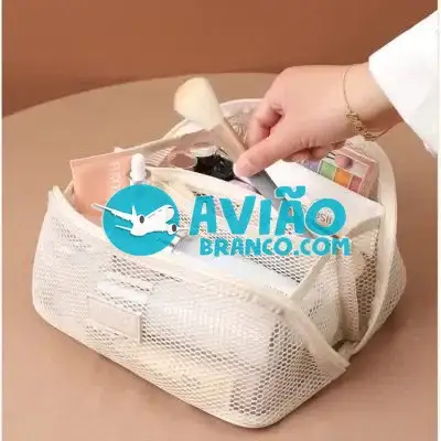 Bolsa Necessaire Porta Maquiagem e Higiene Organizador de Viagem Fornecedor Atacado Caixa Fechada