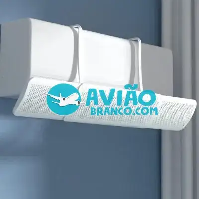 Defletor de Ar Condicionado Split Direcionador de Vento Universal Ajustável Fornecedor Atacado Caixa Fechada