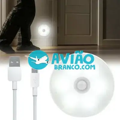 Luminária Luz Led de Armário Closet Recarregável com Sensor de Movimento Fornecedor Atacado Caixa Fechada