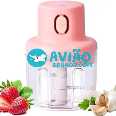 Mini Processador e Triturador de Alimentos Elétrico 250 ml Fornecedor Atacado Caixa Fechada