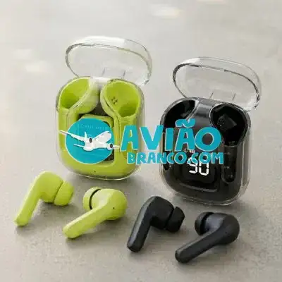 Fone de Ouvido Bluetooth Sem Fio com Display TWS Air31 T2 Fornecedor Atacado Caixa Fechada