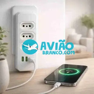 Benjamim Adaptador Triplo 3 Tomadas 2 USB 1 Tipo-C 10A Bivolt Fornecedor Atacado Caixa Fechada