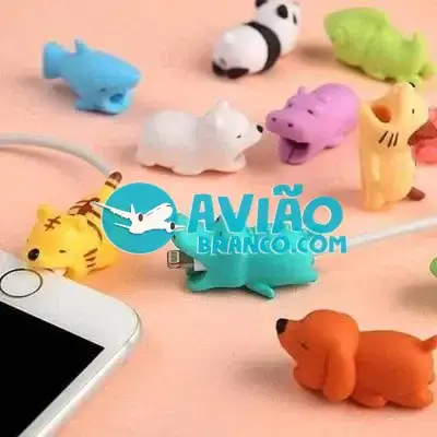 Protetor Cabo Usb Cable Bite Bichinhos Fofinhos Fornecedor Atacado Caixa Fechada