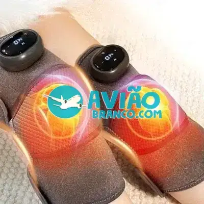 Joelheira Massageadora Com Aquecimento Para Alivio de Dores Fornecedor Atacado Caixa Fechada