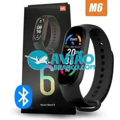 Smartwatch Relógio Inteligente Smartband M6 Fornecedor Atacado Caixa Fechada