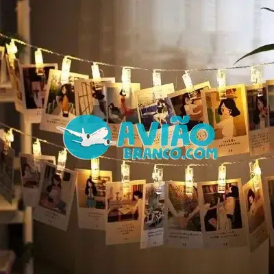 Varal Cordão De LED Decorativo Para Fotos Fornecedor Atacado Caixa Fechada