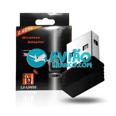 Adaptador USB Wireless 2.4 Ghz 900Mbps Fornecedor Atacado Caixa Fechada