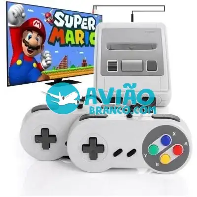 Video Game Super Mini 620 Jogos Clássicos 8 Bits com 2 Controles – Bivolt Fornecedor Atacado Caixa Fechada