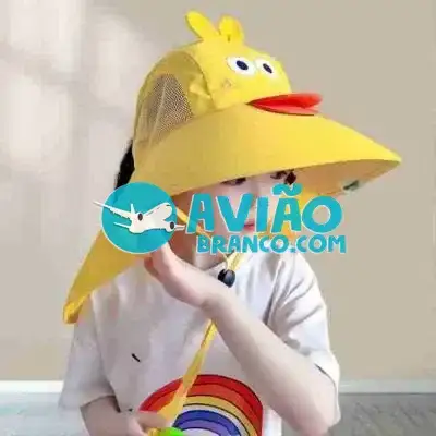 Boné Chapéu Viseira Infantil Sol Praia Criança Proteção Uv Fornecedor Atacado Caixa Fechada