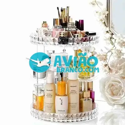 Organizador Giratório para Maquiagem e Cosméticos Fornecedor Atacado Caixa Fechada