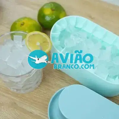 Forma De Gelo Em Silicone Flexível Desenforma Fácil Fornecedor Atacado Caixa Fechada