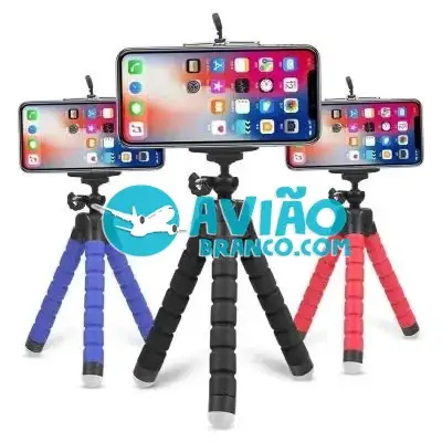 Mini Tripé Flexível Celular Portátil Apoio Para Foto e Filmagem Fornecedor Atacado Caixa Fechada