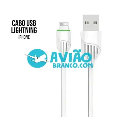 Cabo Carregador Lightning Iphone- KA-327 Fornecedor Atacado Caixa Fechada