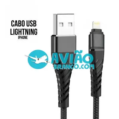 Cabo Carregador USB Lightning 5G 4.8A 1 Metro Fornecedor Atacado Caixa Fechada