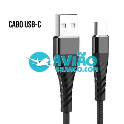 Cabo Carregador USB Tipo C 4.8A 1 Metro Fornecedor Atacado Caixa Fechada