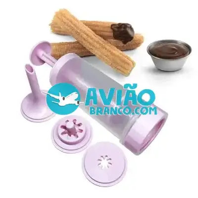 Máquina Manual de fazer Churros Fácil Fornecedor Atacado Caixa Fechada
