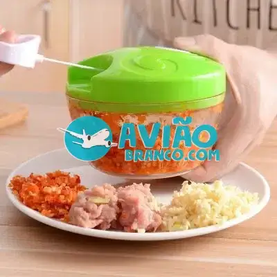 Processador Alimentos Manual 3 Lâminas Triturador Fornecedor Atacado Caixa Fechada