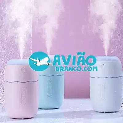 Mini Umidificador E Aromatizador LED Multicolorido – 280ML Fornecedor Atacado Caixa Fechada