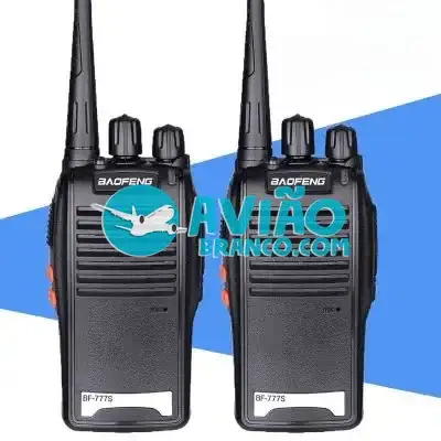 Kit Rádio Comunicador Baofeng 777S Fornecedor Atacado Caixa Fechada