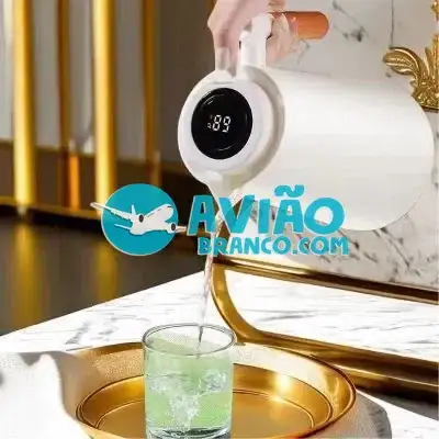 Garrafa Térmica Com Termômetro Digital – 1 Litro Fornecedor Atacado Caixa Fechada