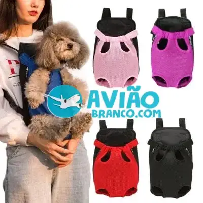 Mochila Canguru Transporte PET Fornecedor Atacado Caixa Fechada