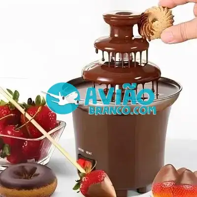 Mini Cascata Fonte de Chocololate Elétrica Para Fondue Fornecedor Atacado Caixa Fechada