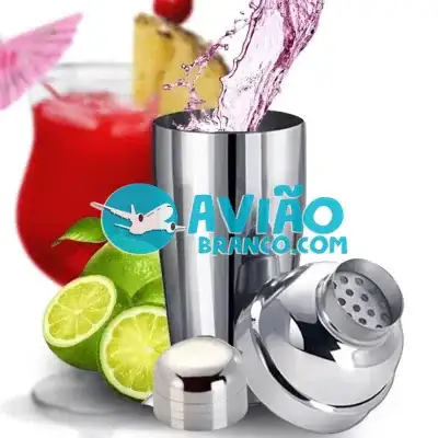 Coqueteleira Aço Inox Bartender 500ML Fornecedor Atacado Caixa Fechada