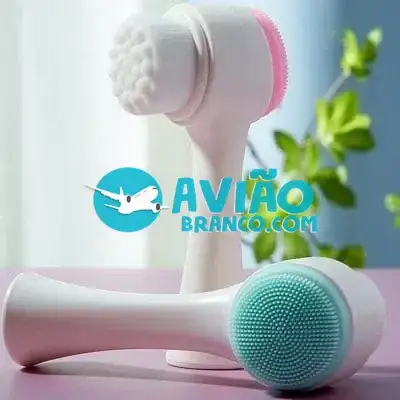 Escova De Limpeza Facial 2 em 1 Massagem Esponja Para Skin Care Fornecedor Atacado Caixa Fechada
