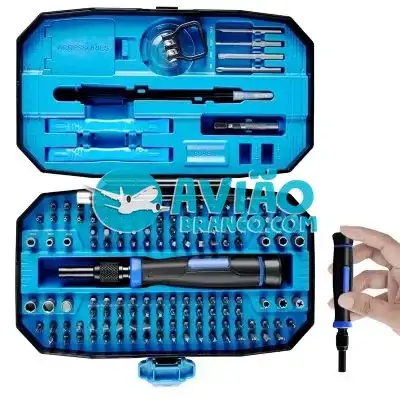 Kit Chaves De Fenda+ Bits Multifuncional 152 Peças Fornecedor Atacado Caixa Fechada