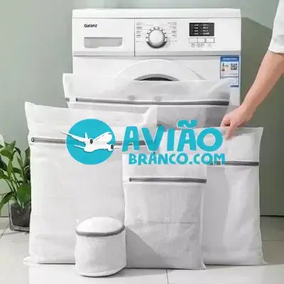 Kit 5 Sacos Protetores para Lavar Roupas na Máquina Fornecedor Atacado Caixa Fechada