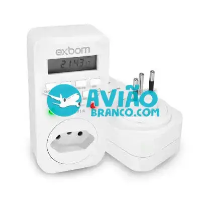 Aparelho Timer Temporizador Digital Bivolt Automático Com Visor LCD Fornecedor Atacado Caixa Fechada