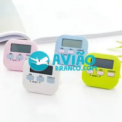 Temporizador Relogio Timer Despertador Lcd Digital Cozinha Fornecedor Atacado Caixa Fechada