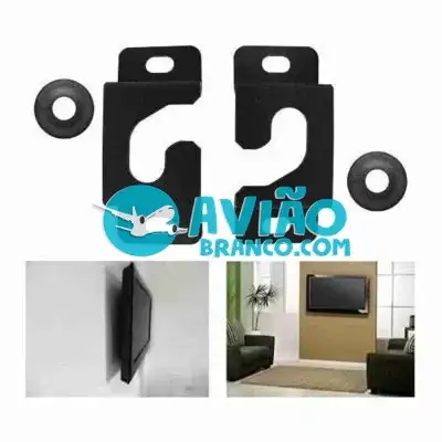Suporte Fixo de Parede para TVs de 13” a 70” – Preto Fornecedor Atacado Caixa Fechada