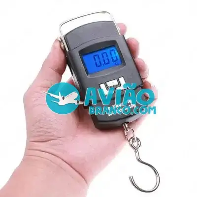 Balança Digital Precisão Mão Pesa Bolsa Sacola Feira Peixe Até 50 Kg Fornecedor Atacado Caixa Fechada