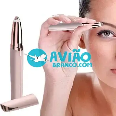 Caneta Depilador Sobrancelha Indolor Recarregável USB Flawless Brows Fornecedor Atacado Caixa Fechada