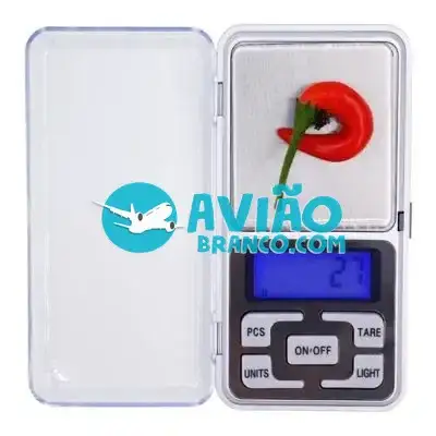 Mini Balança Digital de Bolso e Alta Precisão 0,1g Até 500g Fornecedor Atacado Caixa Fechada