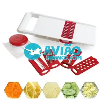 Multi Cortador Fatiador Batata Picador Legumes Manual 5 em 1 Fornecedor Atacado Caixa Fechada