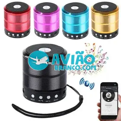 Mini Speaker Caixa de Som Bluetooth Portátil WS-887 Fornecedor Atacado Caixa Fechada