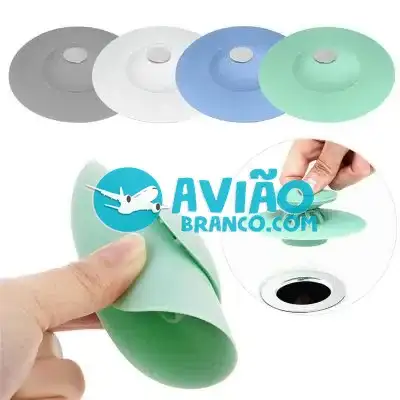 Válvula Tampa para Ralo de Pia Flexível em Silicone com Filtro e Drenagem de Água Fornecedor Atacado Caixa Fechada