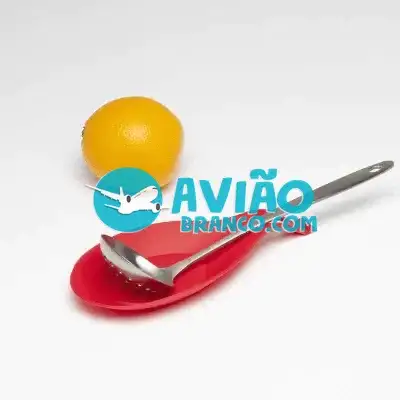 Descanso de Talheres em Silicone Vermelho Com Apoio Alça Fornecedor Atacado Caixa Fechada