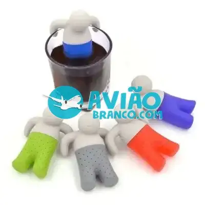 Infusor Coador De Chá Filtro Boneco Silicone Fornecedor Atacado Caixa Fechada