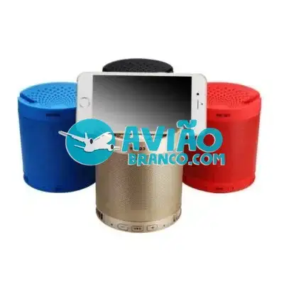Caixa De Som Bluetooth Com Suporte Para Celular – Q3 Fornecedor Atacado Caixa Fechada