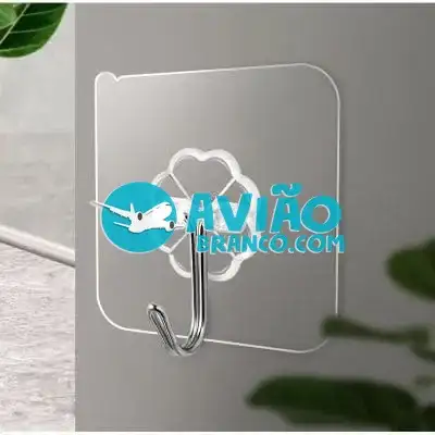 Gancho Adesivo Suporte Inox Parede Sem Furos Fornecedor Atacado Caixa Fechada